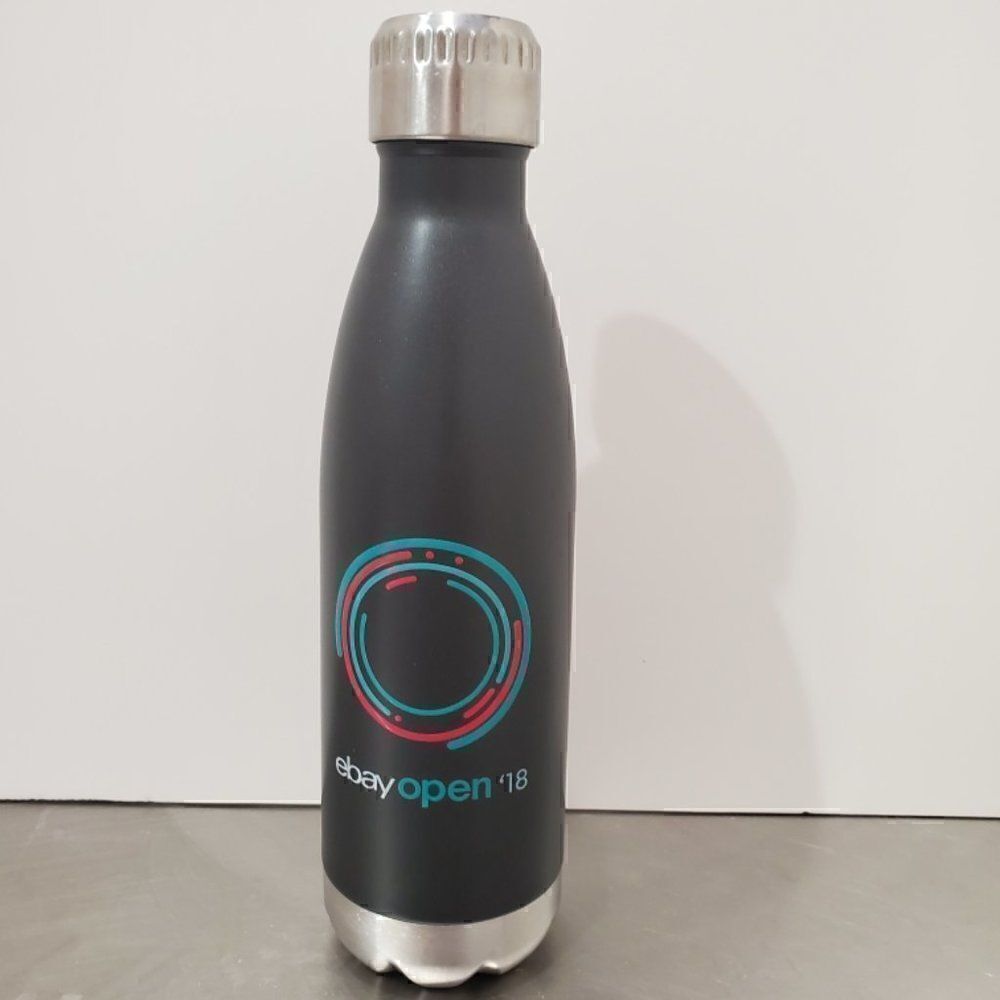 2018 eBay Open Water Bottle Stainless Steel Black